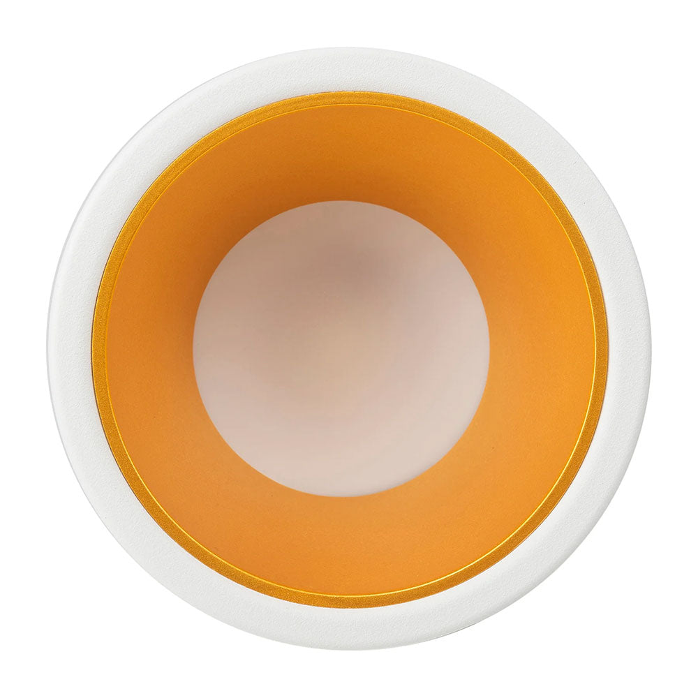 Gleam 9W 240V LED 82mm Downlight White & Gold / Warm - HV5529D2W-WG