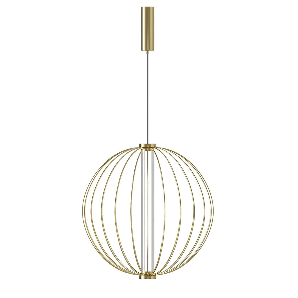 Pepo LED Round Pendant Matt Brass - ARO.C1315/60/ORO