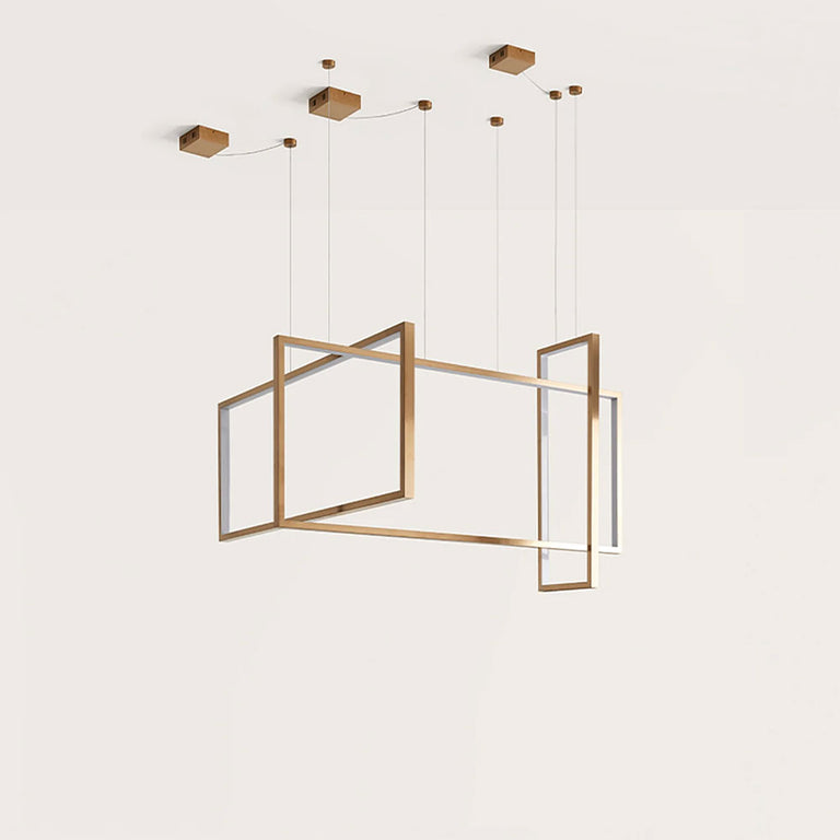 Frame LED Pendant Large Bronze - ARO.C1246/140/BRZ