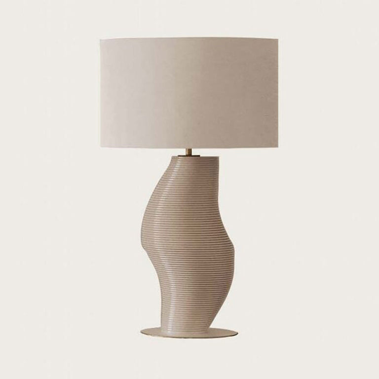 Luet Table Lamp Matt White / Nude / White