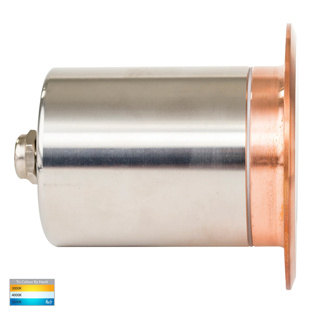 Ollo 5W CCT 12V DC MR16 LED Step or Inground Light Copper - HV19022T-CP