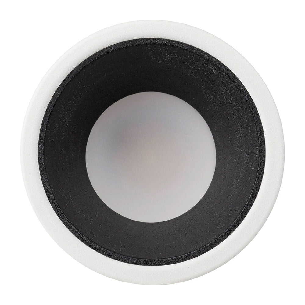 Gleam 9W CCT 240V LED 82mm Downlight White & Black - HV5529T-WB