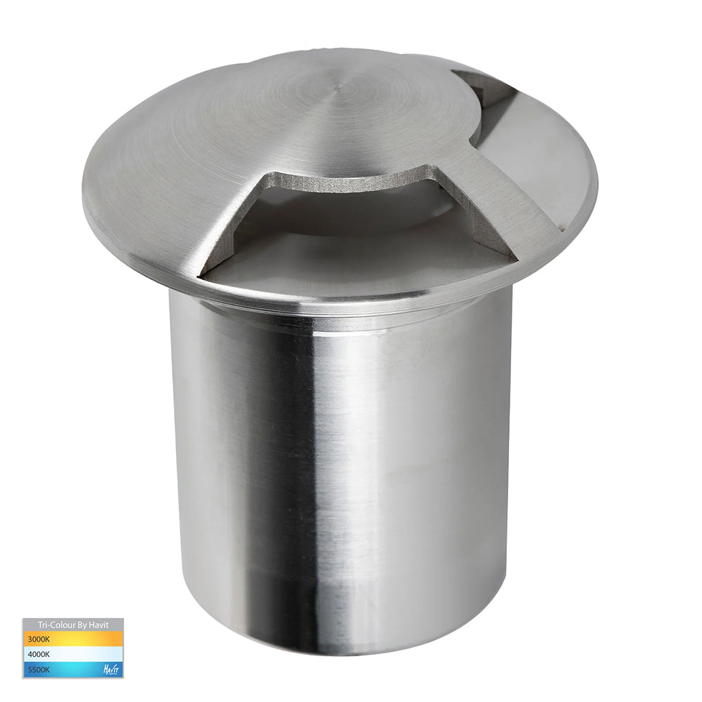 Viale 5W CCT 12V DC MR16 LED Driveway Three-Way Light Stainless Steel - HV19082T