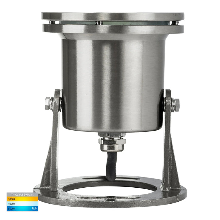 Onder 5W CCT 12V DC MR16 LED Pond Light Stainless Steel - HV1491T