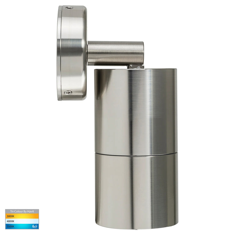 Tivah 5W CCT 12V DC MR16 LED Adjustable Wall Light 316 Stainless Steel - HV1207MR16T