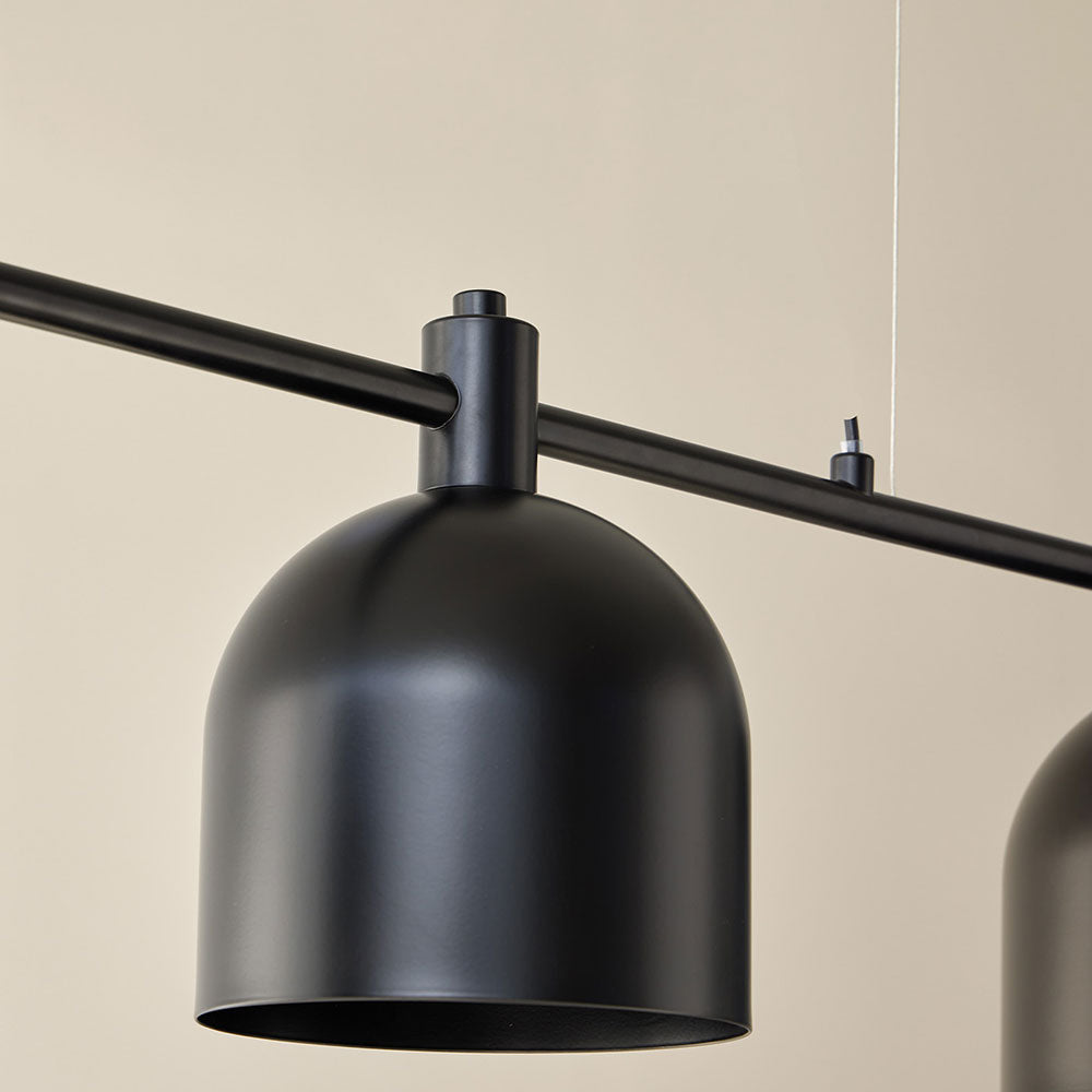Luca 3 Light Pendant Matt Black - ARO.C1239/3