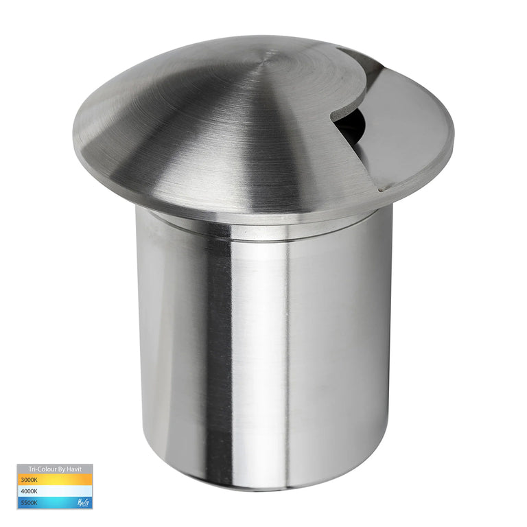 Viale 5W CCT 12V DC One-Way MR16 LED Driveway Light Stainless Steel - HV19062T