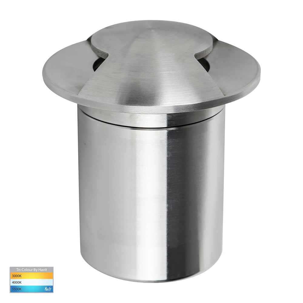 Viale 5W CCT 12V DC Two-Way MR16 LED Driveway Light Stainless Steel - HV19072T