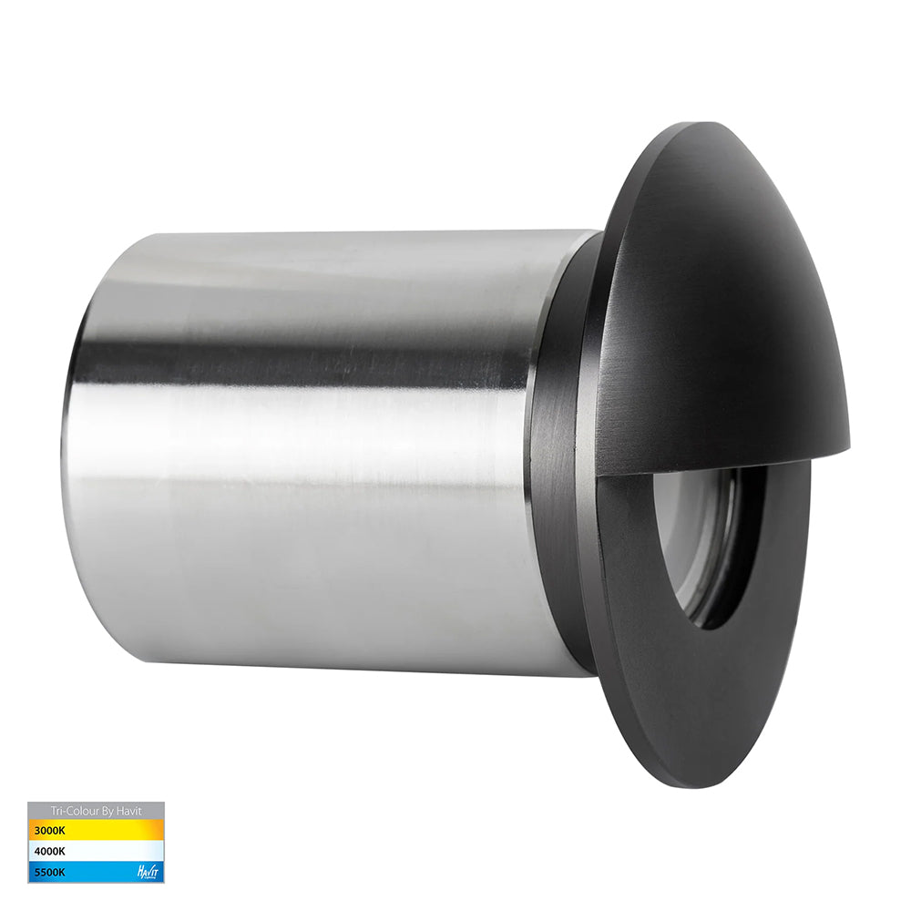 Ollo 5W CCT 12V DC LED Eyelid Step Light Graphite - HV19012T-GPH