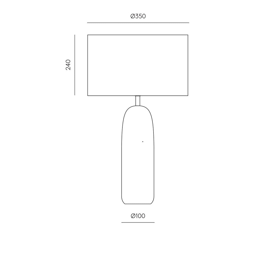 Shin Table Lamp With Shade