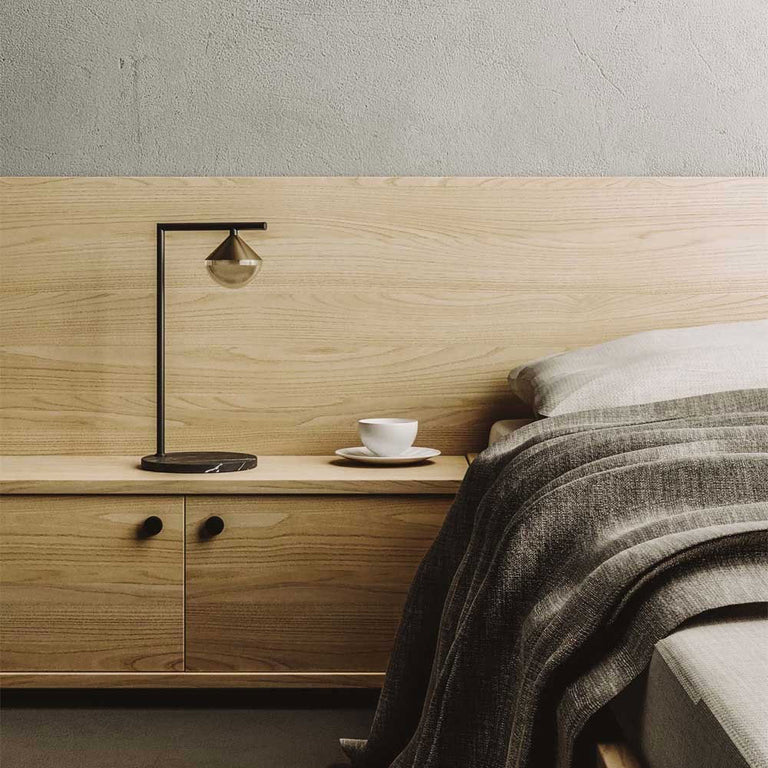 Nino LED Table Lamp Matt Black / Matt Brass - ARO.S1275