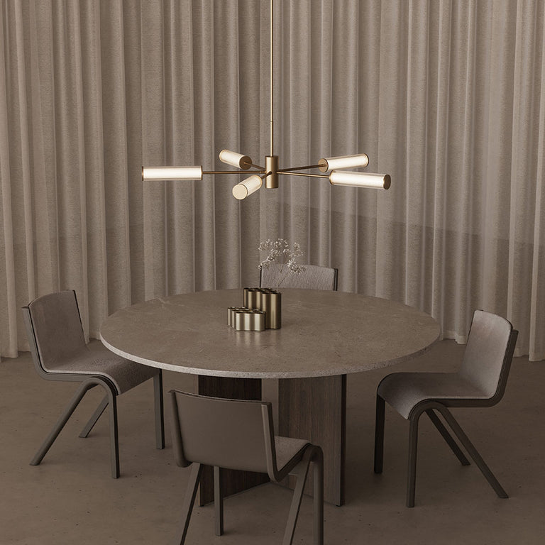 Ison LED 5 Light Pendant Aged Gold - ARO.C1298/5/ORO