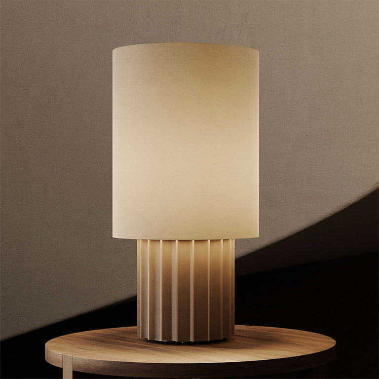 Dena Table Lamp With Chintz White Shade