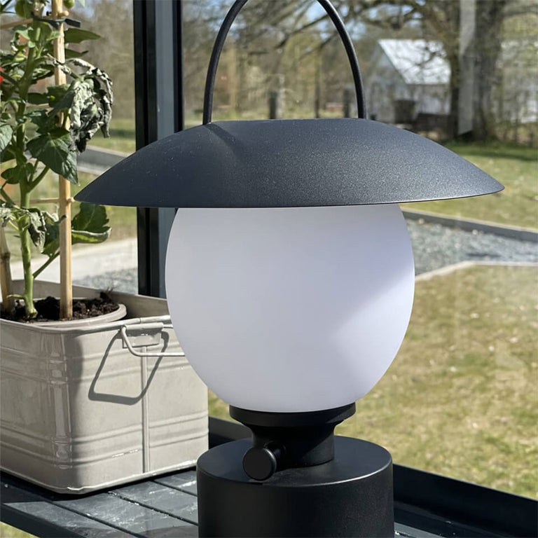 Castro 3W LED Portable Rechargeable Table Lamp Sand Black / Warm White - 4002630-4007