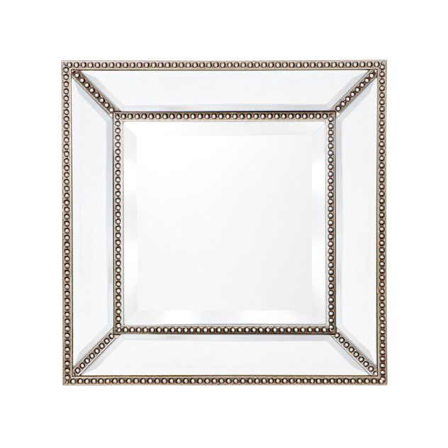 Zeta Small Wall Mirror Antique Silver - 40129
