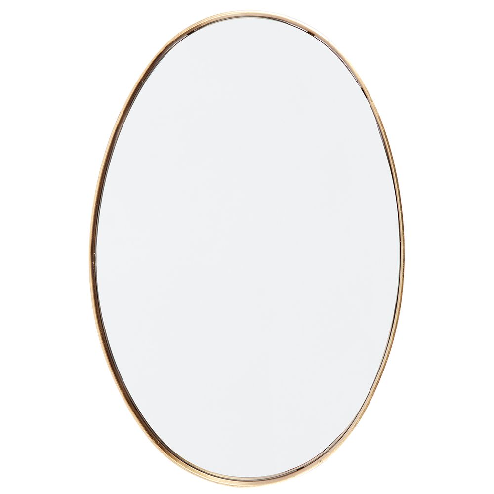 Lucille Oval Wall Mirror Gold Leaf - 40503