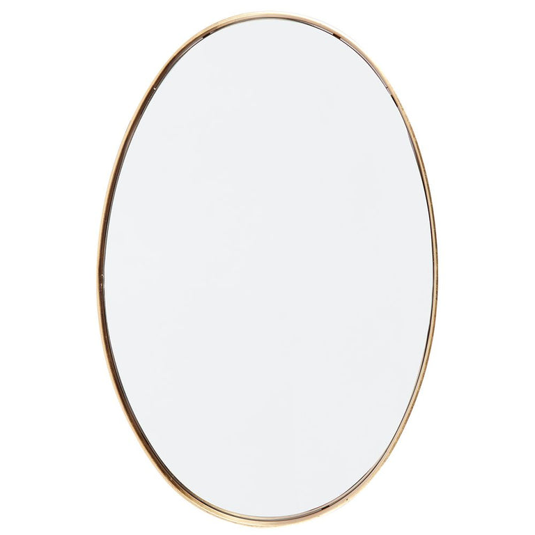 Lucille Oval Wall Mirror Gold Leaf - 40503