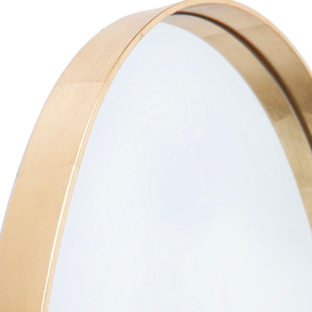 Lucille Oval Wall Mirror Gold Leaf - 40503