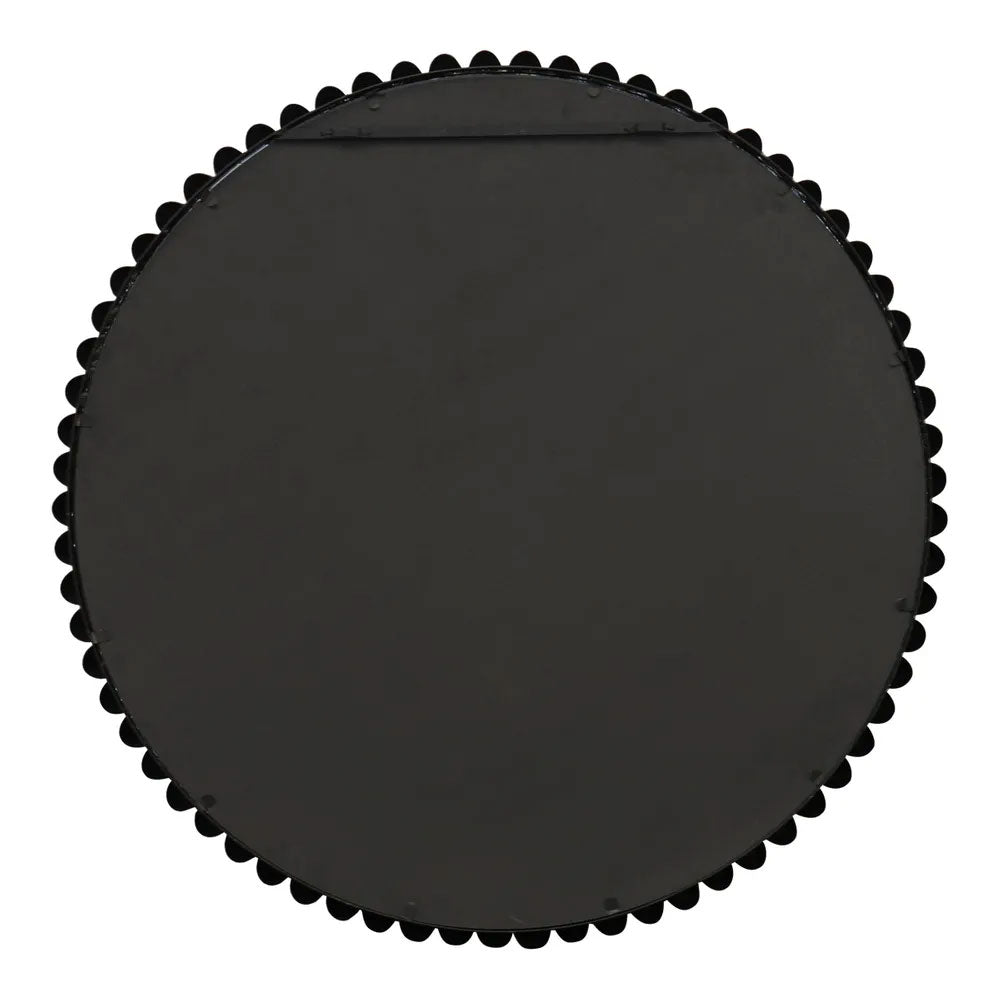 Esme Round Wall Mirror Black - 40548