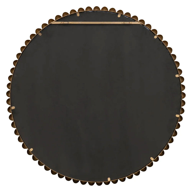Esme Round Wall Mirror Gold Leaf - 40549