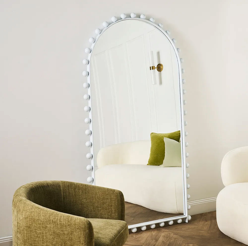 Birchgrove Floor Mirror White - 40563