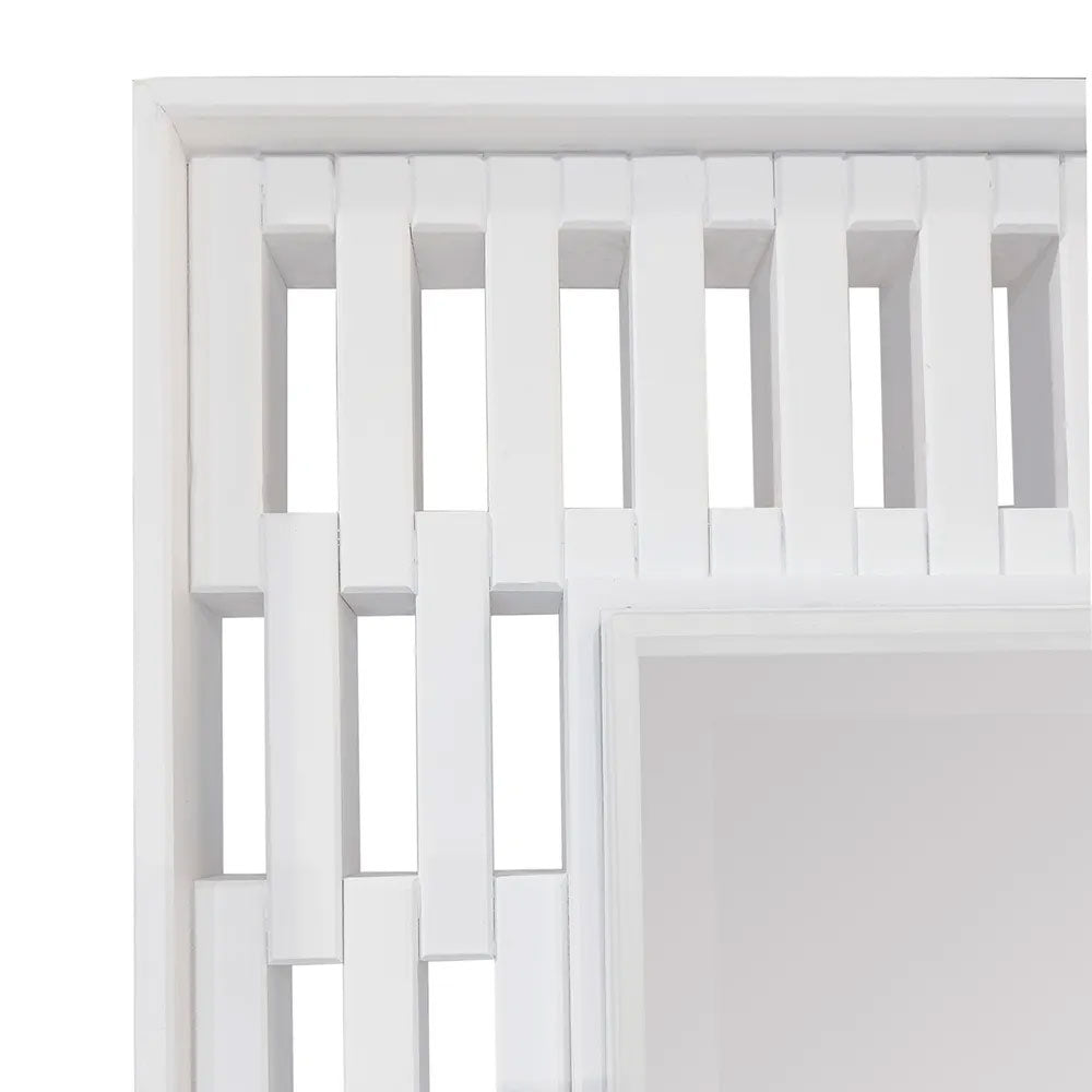 Appin Floor Mirror White - 40576