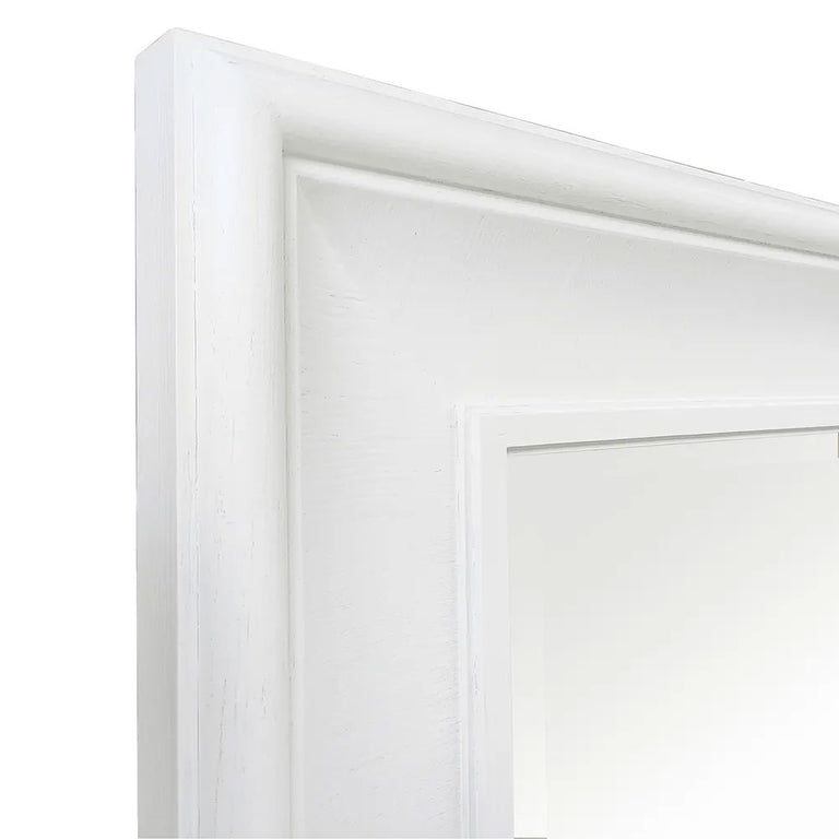 Bateman Floor Mirror White - 40578