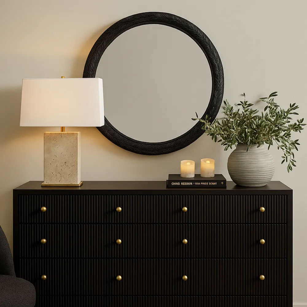 Icarus Wall Mirror Black - 40584