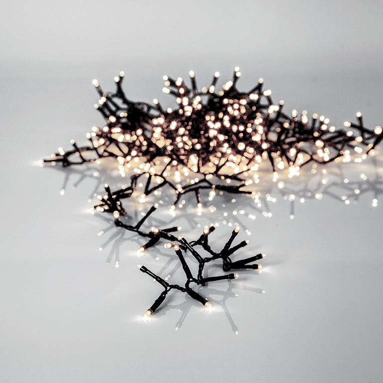 Crispy Ice White 540 LED Fairy Lights 11 Meter / Warm White IP44 - 410833N