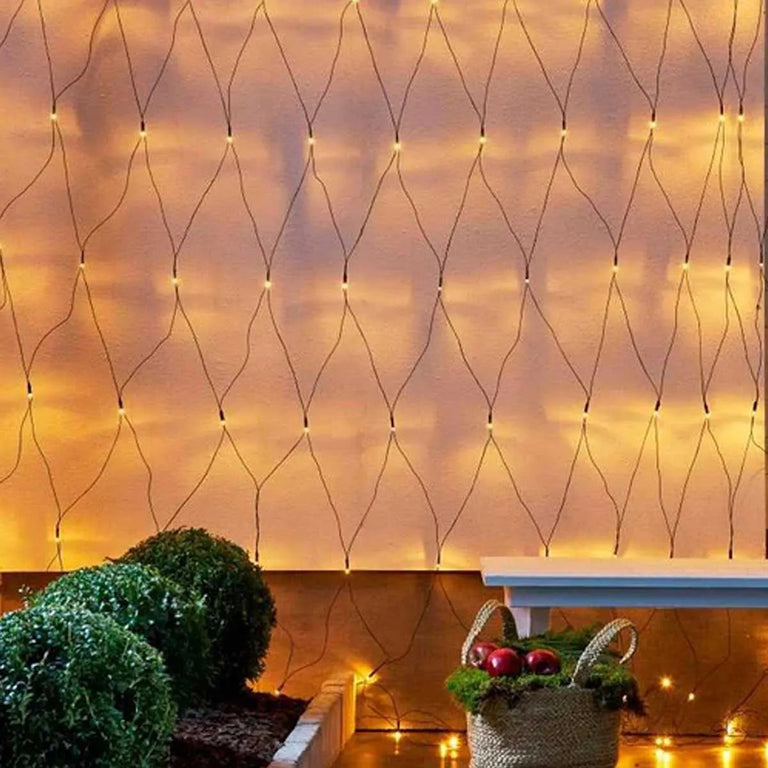 Net Lights 200 LED 6 Meter Crispy Ice White / Warm White IP44 - 411524N