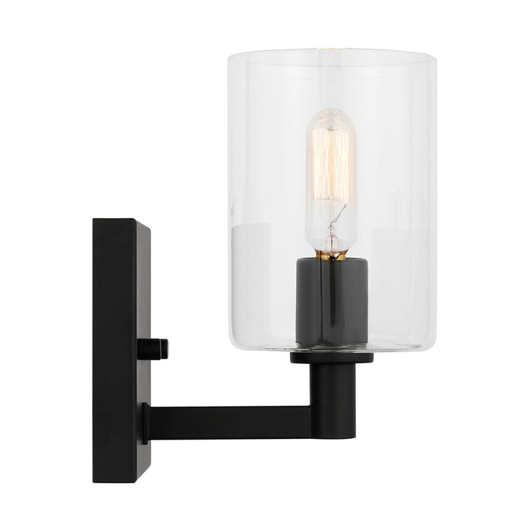 Fullton 1 Light Wall Light Midnight Black