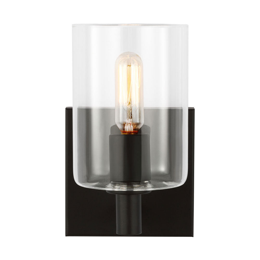 Fullton 1 Light Wall Light Midnight Black