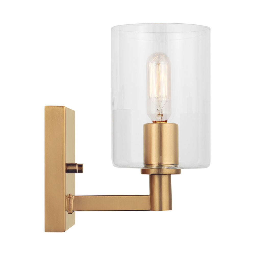 Fullton 1 Light Wall Light Satin Brass