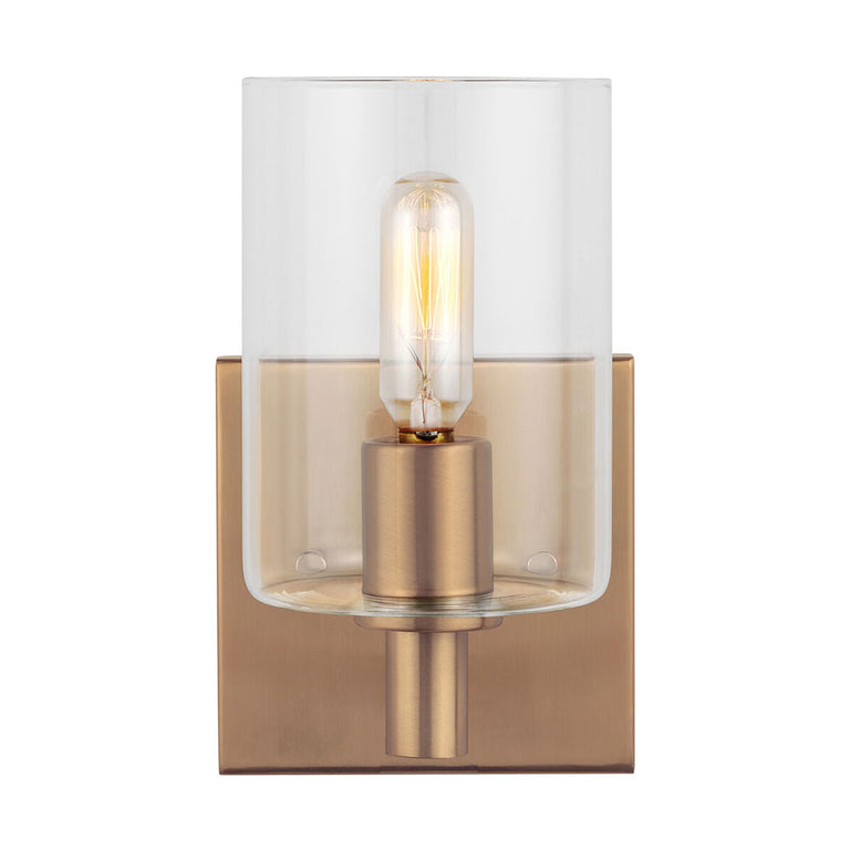 Fullton 1 Light Wall Light Satin Brass