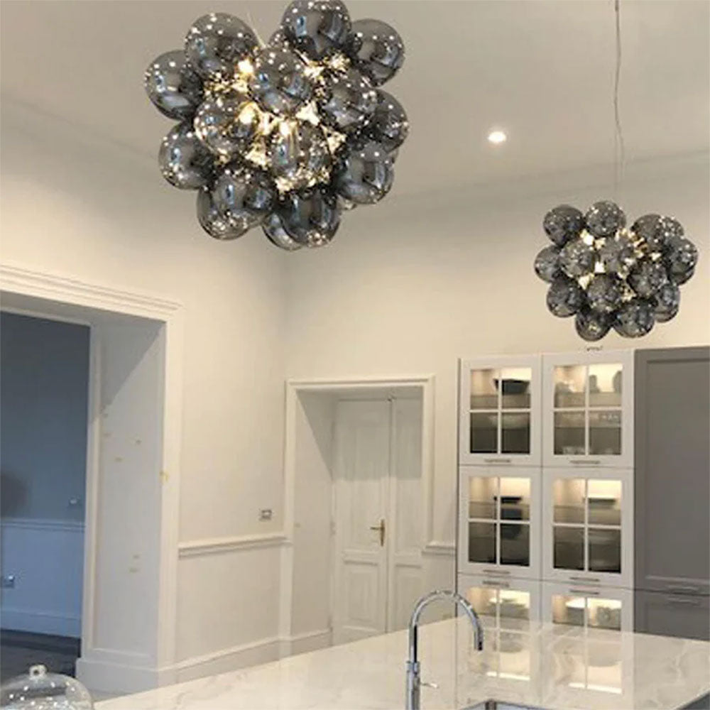 Gross Grande 8 Light Pendant Smoke Grey - 4200650-4505