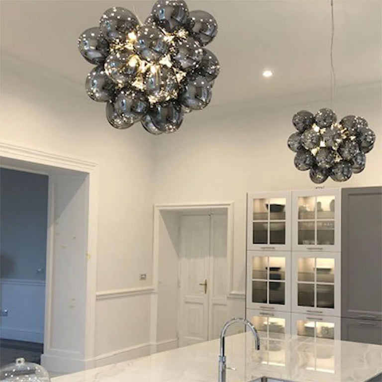 Gross Grande 8 Light Pendant Smoke Grey - 4200650-4505