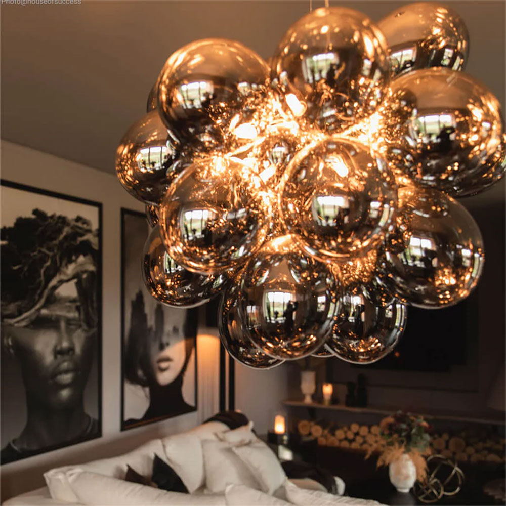 Gross Grande 8 Light Pendant Smoke Grey - 4200650-4505