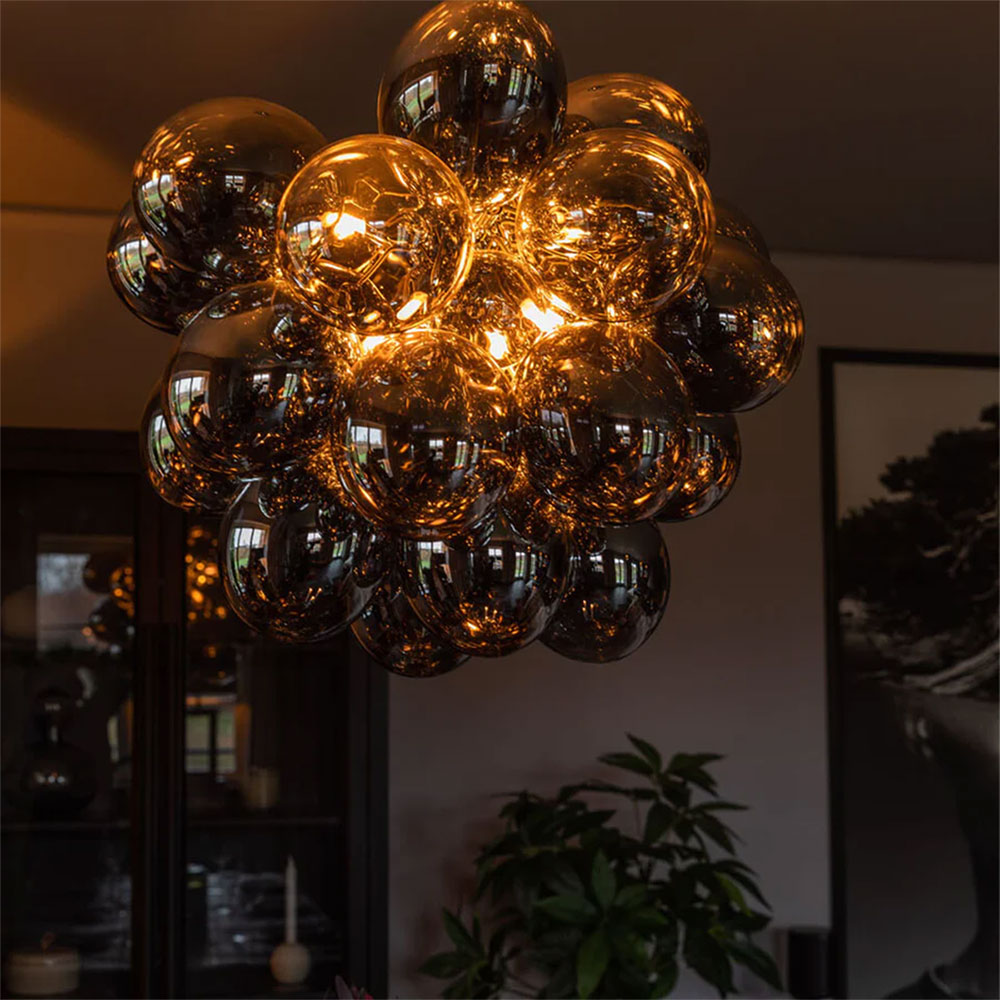 Gross Grande 8 Light Pendant Smoke Grey - 4200650-4505