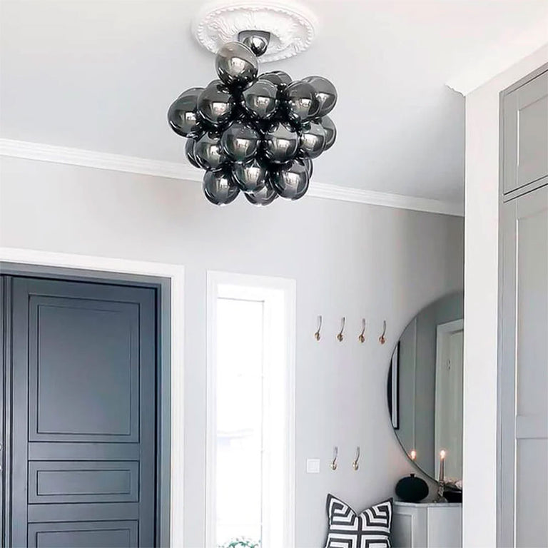 Gross Grande 8 Light Pendant Smoke Grey - 4200650-4505
