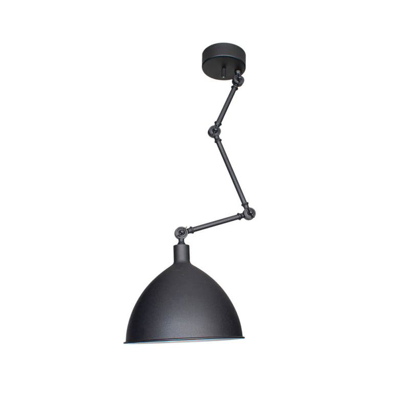 Bazar Adjustable Arm Industrial Pendant Sand Black - 4200930-4007