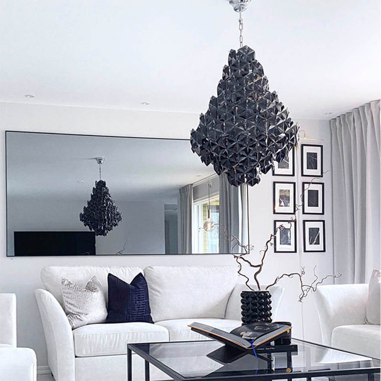 Monarque Grande 11 Light Chandelier Black Chrome - 4200940-6513