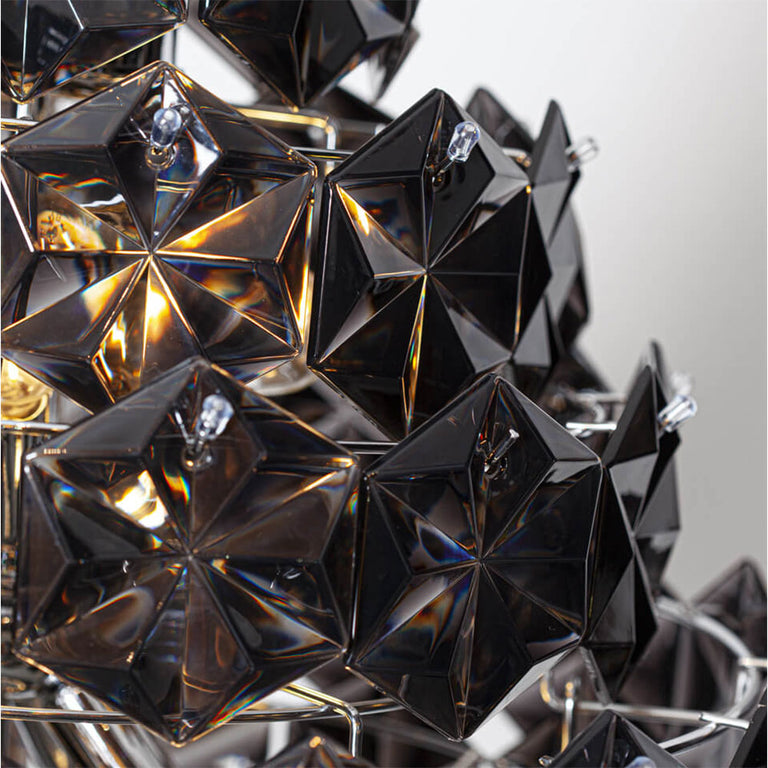 Monarque Grande 11 Light Chandelier Black Chrome - 4200940-6513
