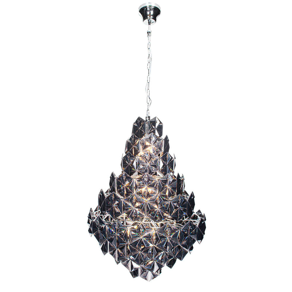 Monarque Grande 11 Light Chandelier Black Chrome - 4200940-6513