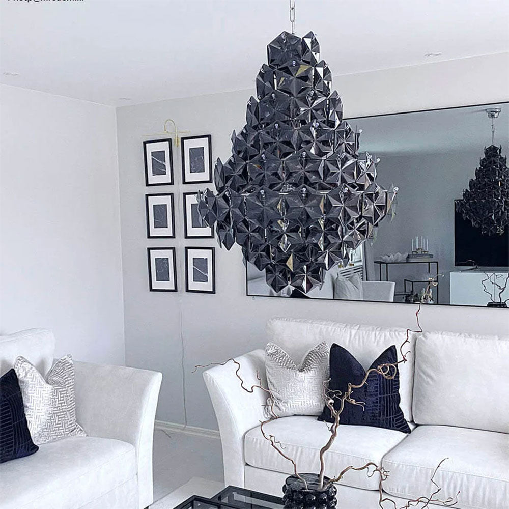 Monarque Grande 11 Light Chandelier Black Chrome - 4200940-6513