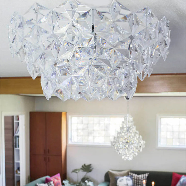 Monarque 3 Light Ceiling Light Chrome / Clear - 4200950-6510