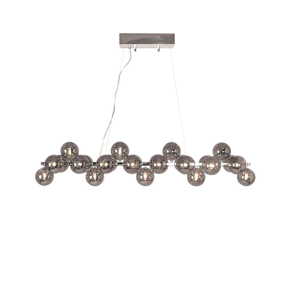 Splendor 25 Light Bar Pendant Chrome / Smoke Grey - 4200960-4505