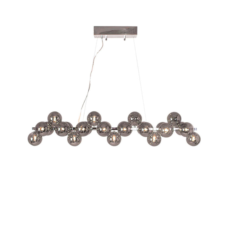 Splendor 25 Light Bar Pendant Chrome / Smoke Grey - 4200960-4505