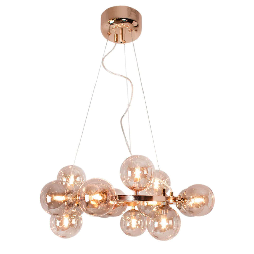 Splendor 15 Light Pendant Gold / Amber - 4200970-5503