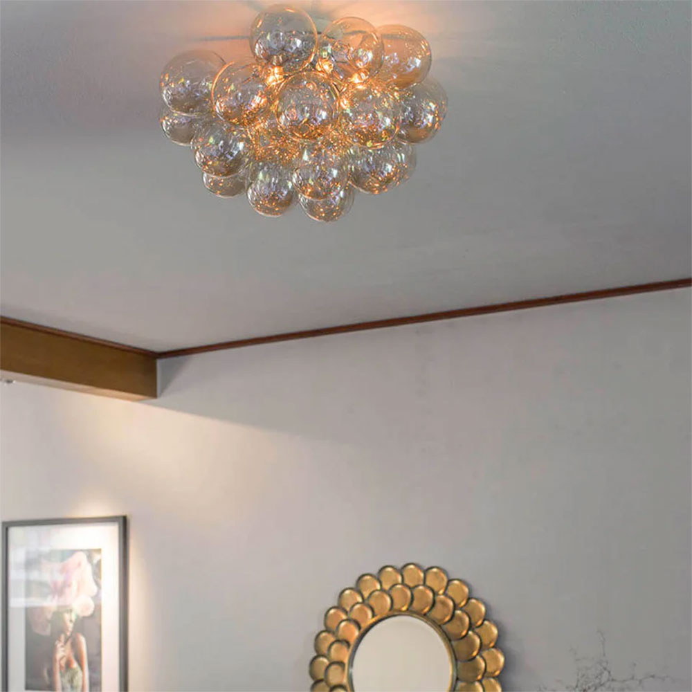 Gross 6 Light Ceiling Light Amber - 4200990-5503