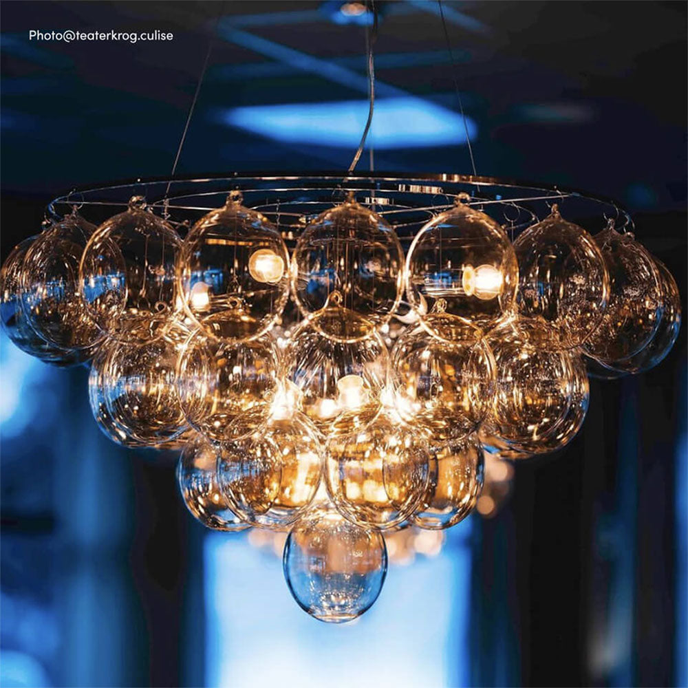 Gross Giant 8 Light Pendant Amber - 4201310-5503